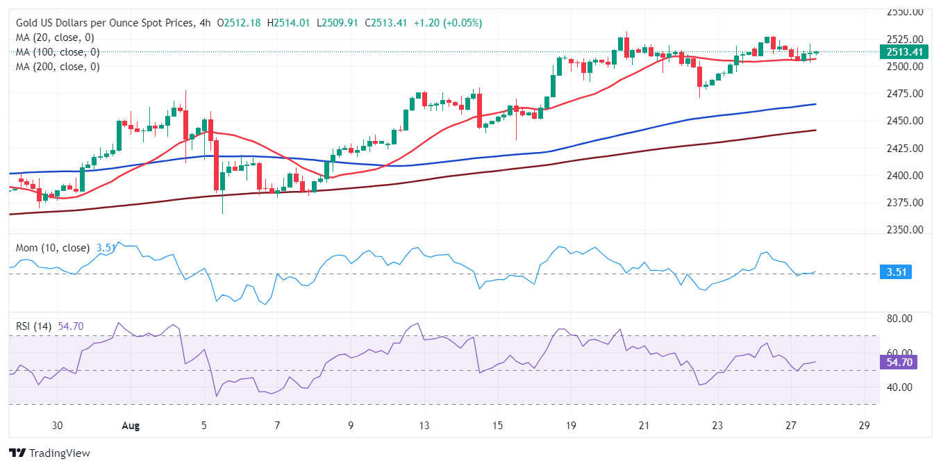 XAU/USD当前价格：2513.31美元_TMGM外汇平台